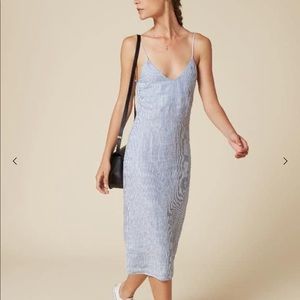 Reformation Sacha dress in summer breeze, size XS